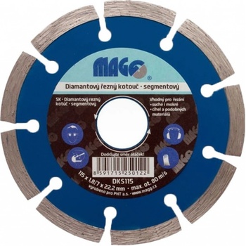 Magg Diamantový kotouč 150 x 22,2 mm DKS150