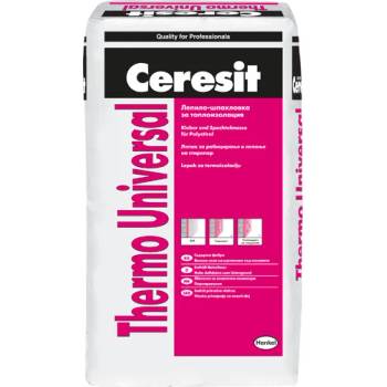 Image 1 of CERESIT ЛЕПИЛО-ШПАКЛОВКА ТЕРМО УНИВЕРСАЛ 25кг (1405703)