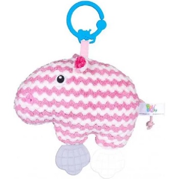 Image 1 of Balibazoo Бебешка играчка за количка Bali Bazoo - Плетено Хипопотамче (110034)