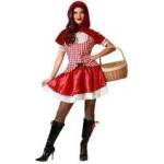 BigBuy Carnival Маскировъчен костюм за възрастни Червената шапчица Размер m/l