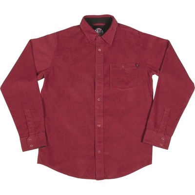 Independent Roy L/S shirt burgundy