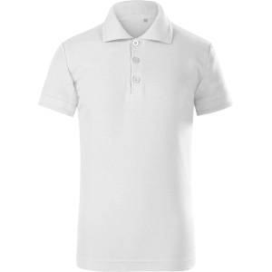 MALFINI Malfini pique polo free f22 / Детска поло тениска - бяла 134 (f220010)