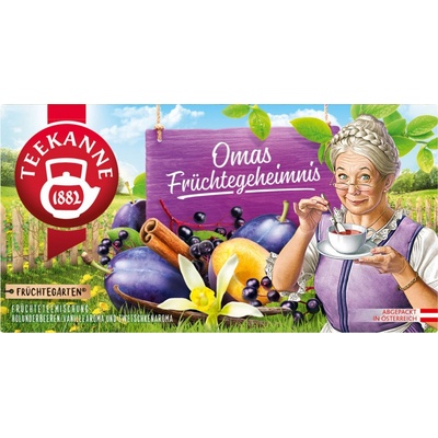 TEEKANNE Fruit Orchard Grandma's Fruit Secrets 20 dvoukomorových sáčků