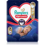 Pampers Night Pants Size 7 еднократни пелени гащички за нощ 15+ kg 35 бр