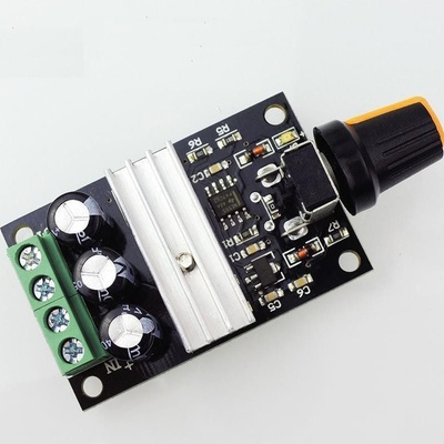 Regulátor otáček motoru DC 6V 12V 24V 28VDC 3A 80W PWM Regulátor otáček motoru