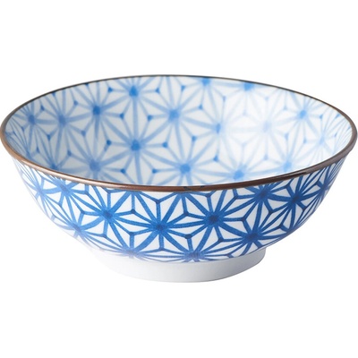 MIJ Veľká misa Starburst Indigo Ikat 19,5 cm 750 ml