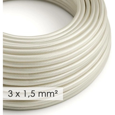 Creative Cables RM00 3x1,5mm² slonovinový 1 m