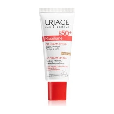 Uriage Roséliane CC Cream SPF50+ CC krém proti začervenání pleti SPF50+ Light Tint 40 ml