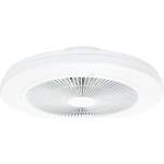 Aigostar - LED Димируем таванен вентилатор LED/40W/230V 2700-6500K + д. у. бял (AI1947)