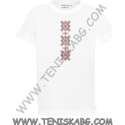 PROMOSTARS Тениска - Шевица принт 002