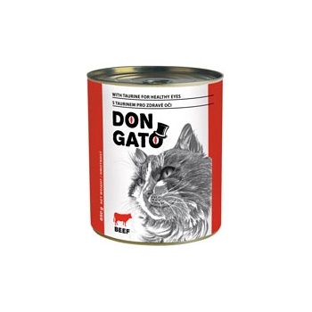 Dongato kočka hovädzie 850 g