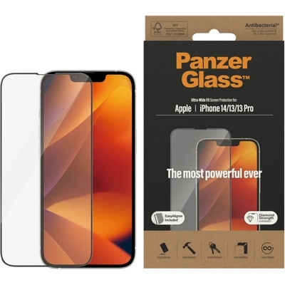 PanzerGlass ochranné sklo pro Apple iPhone 14/13/13 Pro s instalačním rámečkem 2783