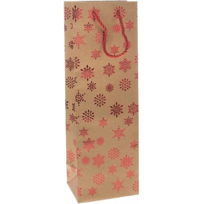 Papierová darčeková taška, rozmer 12 × 36 × 9 cm, 084 vianočná