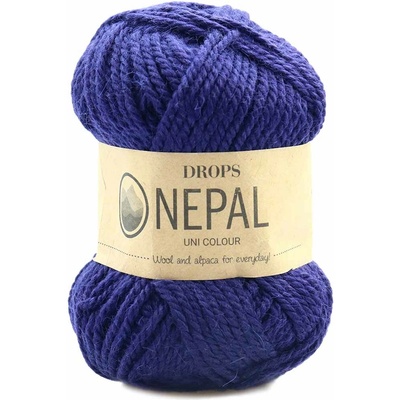 Drops Nepal Uni 1709 tmavě modrá