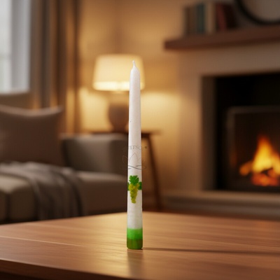 Svitsol Svíčka kónická foto hroznové víno zelené Vanilka 60 g