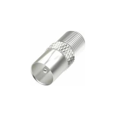 Hama Антенен конектор hama, f женско - Коаксиален мъжко, Метален корпус, hama-205223