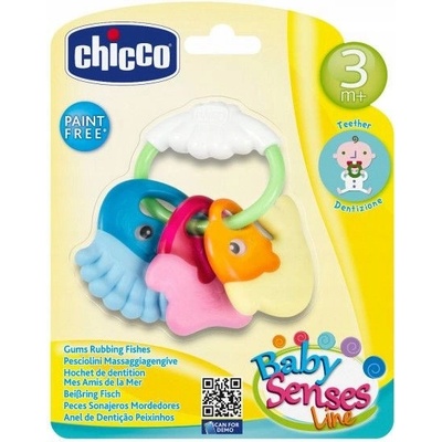 Chicco Baby Senses Kousátko a chrastítko Mořské potvůrky