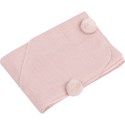Sensillo Бебешка хавлия за баня Sensillo - Розова, 75 х 75 cm (SILLO-08702)