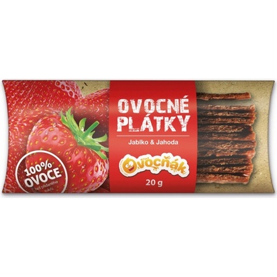 Ovocňák Plátky jablko jahoda 20 g