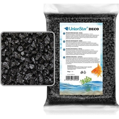 UnionStar písek Deco přírodní černý 2 kg