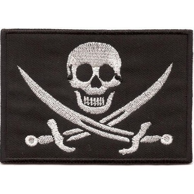 ALFA TACTICAL Nášivka Pirát (E-51), suchý zip