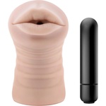 Blush Novelties Enlust Nicole - вибрираща изкуствена уста - реалистична визия - натурален цвят