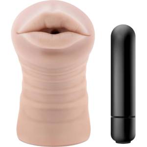 Blush Novelties Enlust Nicole - вибрираща изкуствена уста - реалистична визия - натурален цвят