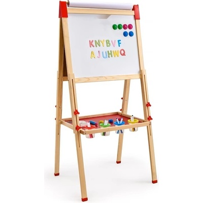 Smart Baby Двустранна магнитна дъска Smart Baby - Със статив, регулируема (ACT117-2)