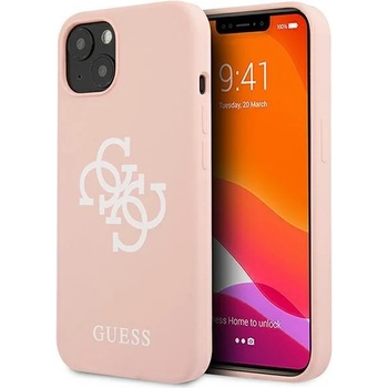 GUESS Калъф Guess GUHCP13SLS4GWPI, за iPhone 13 mini 5.4"", розов (GUE001737-0)