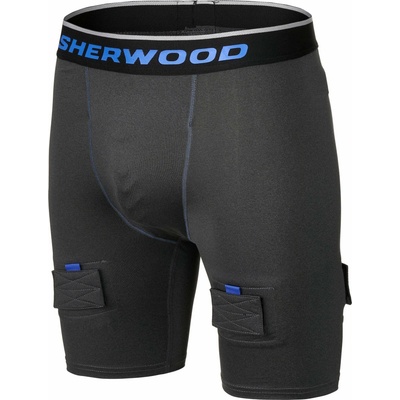 SHERWOOD Hat Trick Compression Jock Short Sr