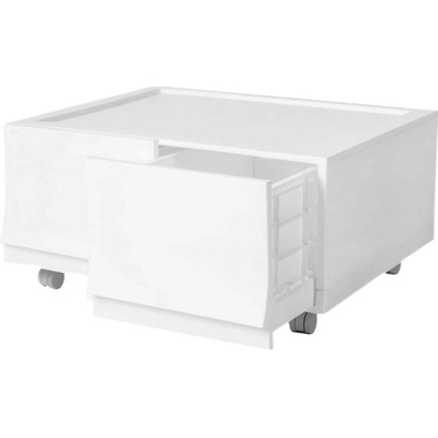 Wave twin Snow Modulárny úložný box s kolieskami 54,6 x 43,4 x 22 cm
