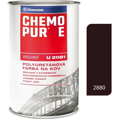 CHEMOLAK CHEMOPUR E U 2081 2880 hnedá gaštanová, 0,8kg