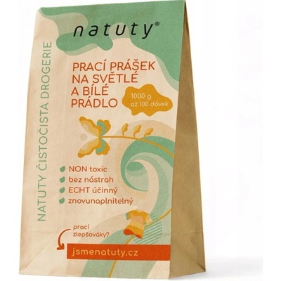 Natuty prášek na bílé prádlo 1 kg