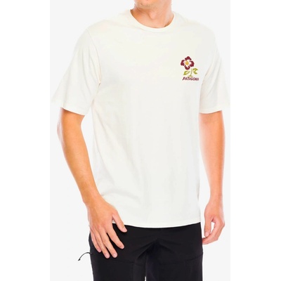 Patagonia Balance Organic T-Shirt peace seeds/undyed natural