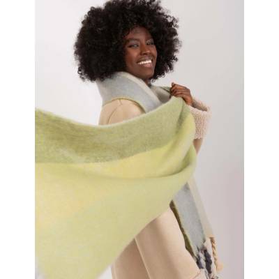 Wool Fashion Italia šála AT-SZ-2316.79 zelená světle