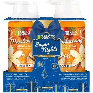 Nature of Agiva Комплект Sugar Nights - Крем за тяло и Душ гел, 2 x 300 ml Лосион за тяло