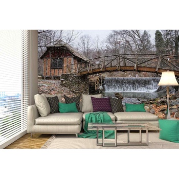 DIMEX ART s. r. o Самозалепваща се флизелинова фототапета стара мелница 375 x 250 см