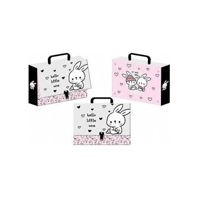 Beniamin Cardboard briefcase for clip girl with crawler A4+ mix Beniamin (5450)