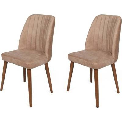 Sconto Alfa Béžová / Orech 2 Ks