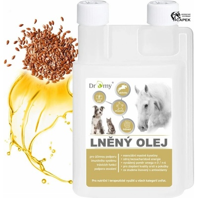 Dromy Lněný olej 1000 ml