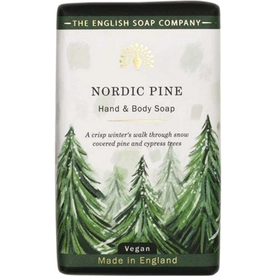 The English Soap Company tuhé mýdlo Nordic Pine 190 g