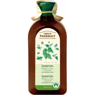 Green Pharmacy šampon pro normální vlasy s kopřivou a lopuchem 350 ml