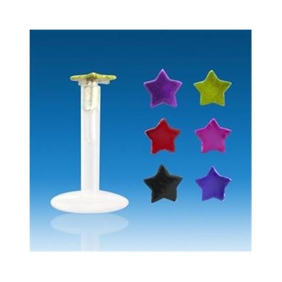 Šperky4U piercing do brady hvězda LB01131-P