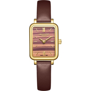 Lee Cooper LC08208.142 Дамски часовник, Кафяв- Кафяв циферблат, Кожена каишка Часовници