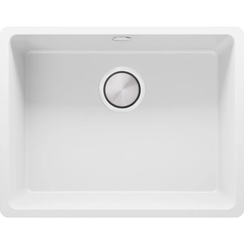 Твоят Стил Бяла кухненска мивка за вграждане под плот Венеция 60 560x440 мм