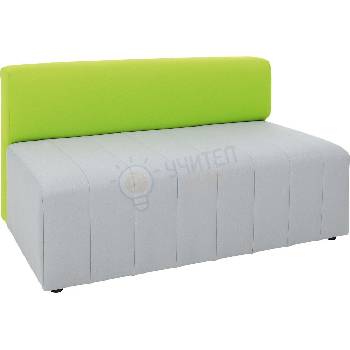 Полша Модерен диван Plus, сиво-зелен