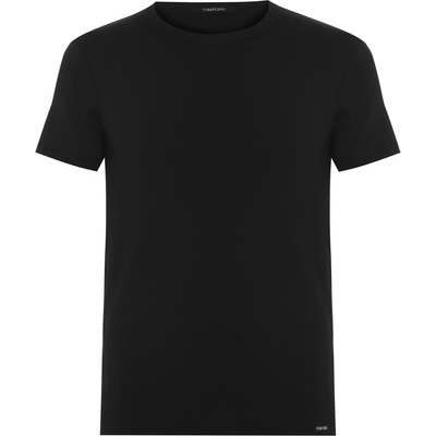 Tom Ford Тениска TOM FORD Cotton Crew T-Shirt - Black 002