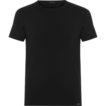 Tom Ford Тениска TOM FORD Cotton Crew T-Shirt - Black 002