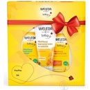 Weleda Nechtíkový dojčenský set kúpeľ 200 ml + olej 200 ml + krém 75 ml + darček - plienka darčeková sada