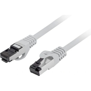 Lanberg Кабел Lanberg patch cord CAT. 8.1 S/FTP LSZH CU 1m, grey (PCF8-10CU-0100-S) - Allstore